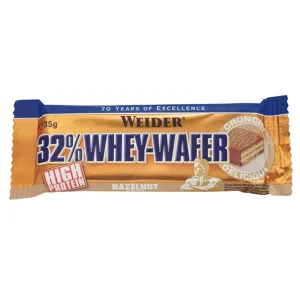 Weider 32 Whey Protein Wafer Bar Low Sugar 35 gr hazelnut