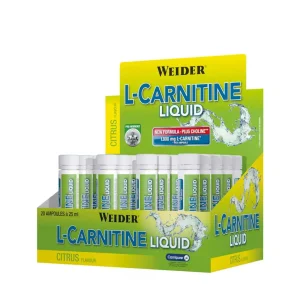 Weider L-carnitine liquid 20 fiole citrus