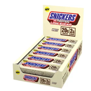Baton proteic Snickers White Low Sugar High Protein Bar 57 grame